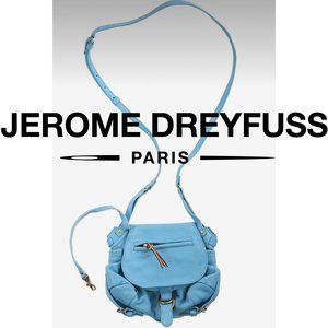 OBO. Jerome Dreyfuss TWEE MINI cross body bag - blue leather